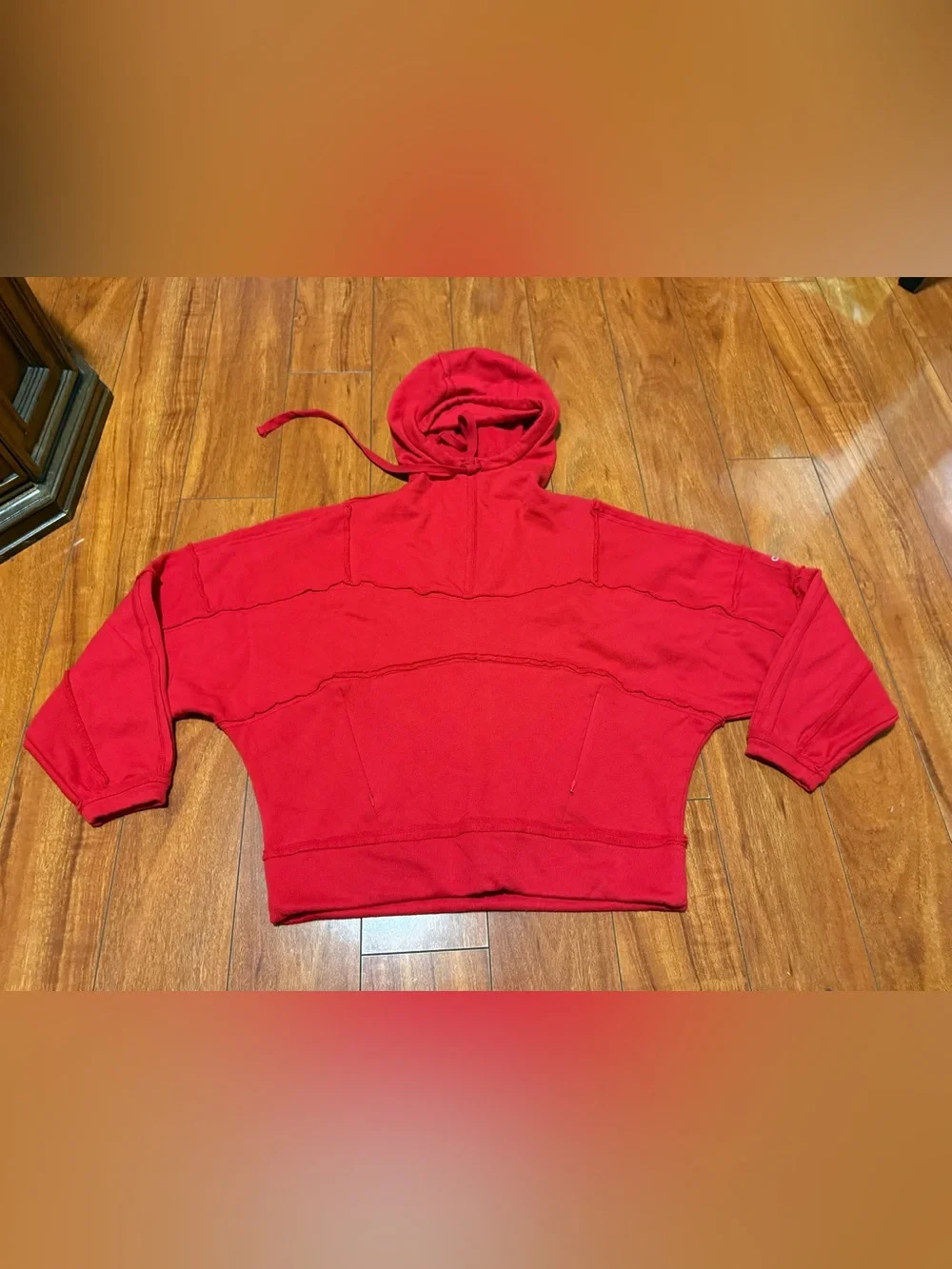 ALO yoga  women’s Red Hoodie Sweatshirt - Brand Unknown